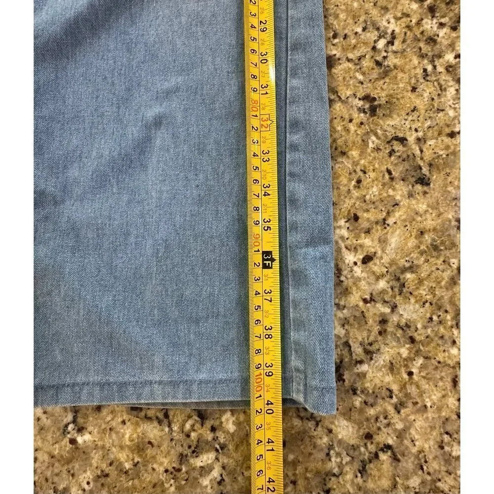 VINTAGE 70s Levi’s Orange Tab Bootcut Wide Leg Light Wash Denim Jeans Men 36x29